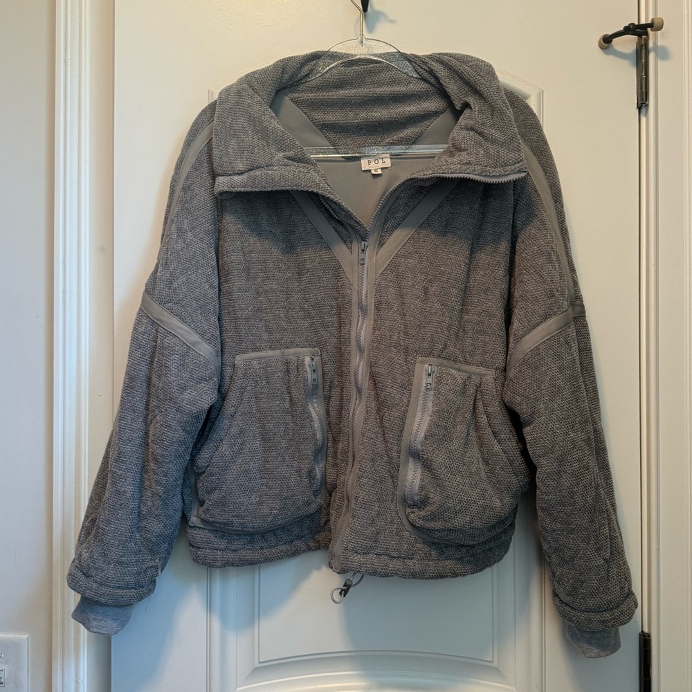 POL Thick Jacket Grey - Picture 2 of 5